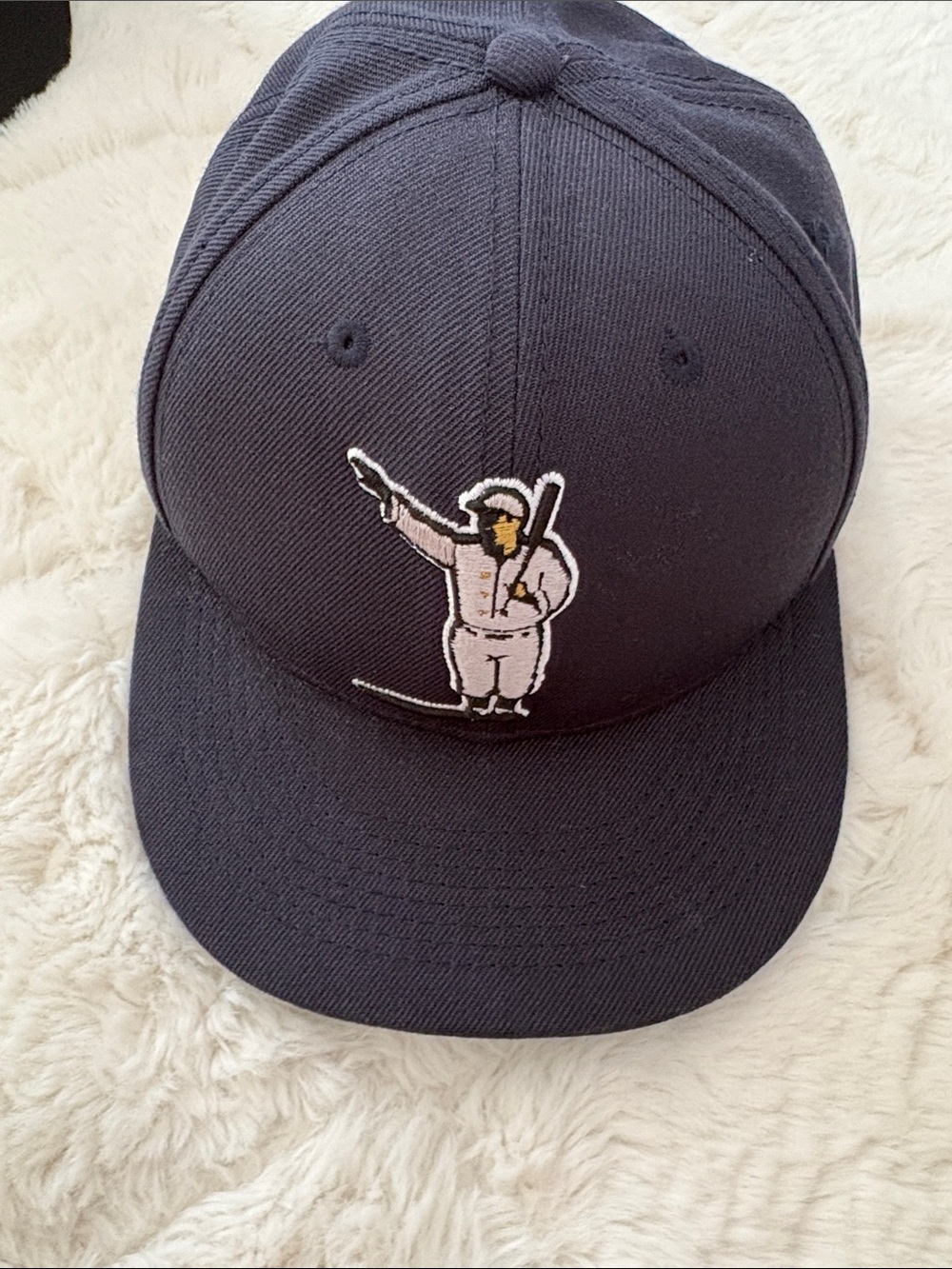 Baseballism Men's Navy Embroidered Baseball Cap